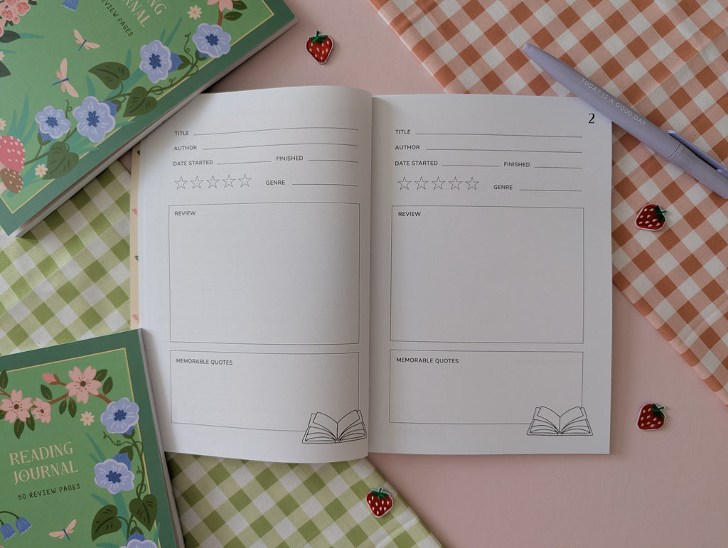 Reading Journal - Whimsical Meadow