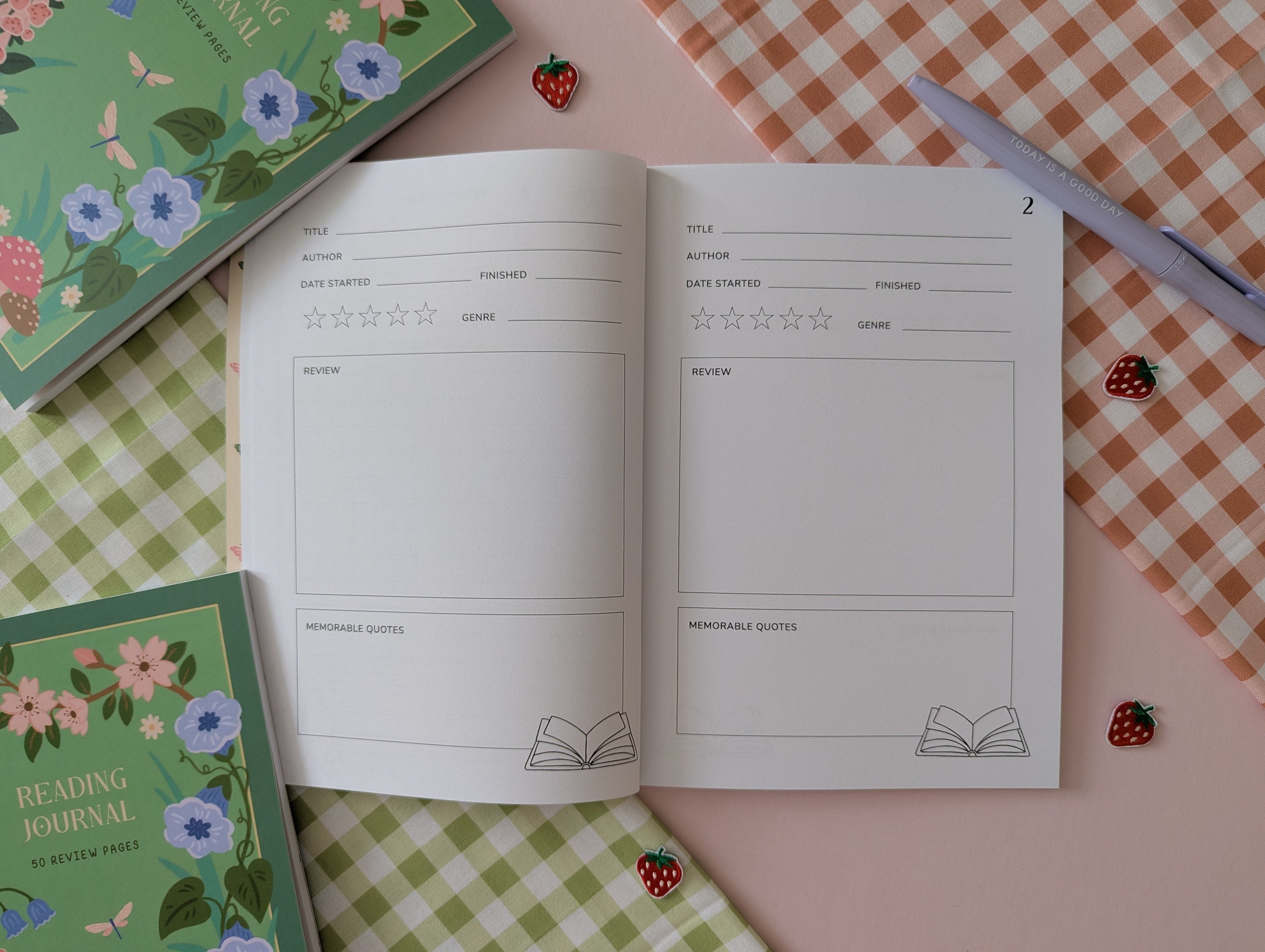 Reading Journal - Whimsical Meadow