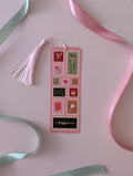 Romantasy Pink Tassel Bookmark